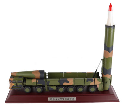 1:30 62CM DF-26 Intermediate Range Ballistic Missile Launcher Diecast Model