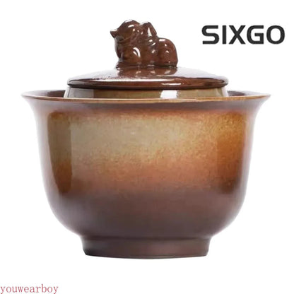 Chinese Vintage Tea Set Travel Ceramic Pottery Tea Cup Tea Ceremony