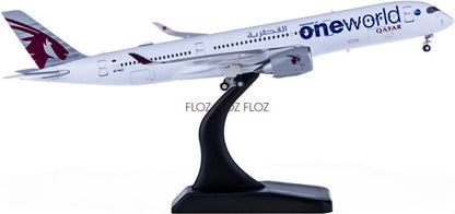 for JC Wings for Qatar for Airbus A350-900 A7-ALZ 1:400 Airplane Pre-built Model