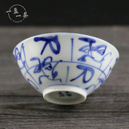 Chinese made multi-color porcelain tea cup master craftsmanship tea cup
