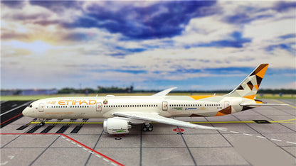 JC Wings Etihad Airways For Boeing B787-10 A6-BMI 1/400 Diecast Aircraft Model