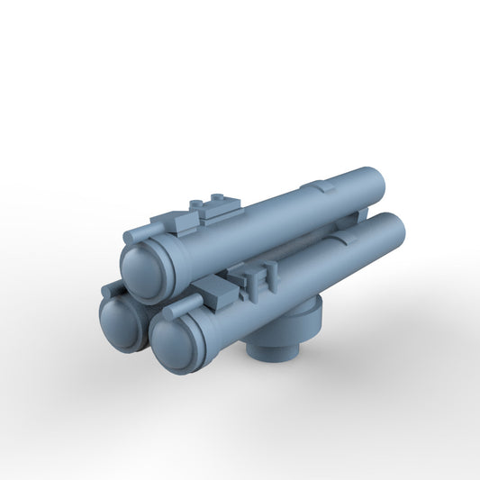 SSMODEL LYCG200393 1/200 Model Upgrad Part Depth Charge Thrower And Depth Charge