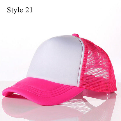 Parent-child Sun Hats Travel Soild Color Caps Baseball Caps Children Classic ⊹ ⊰