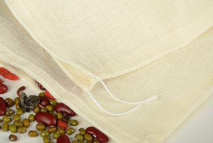20/50/100 Pack 4x6inch Natural Cotton Muslin Drawstring Bags Spice Herb Tea Soap