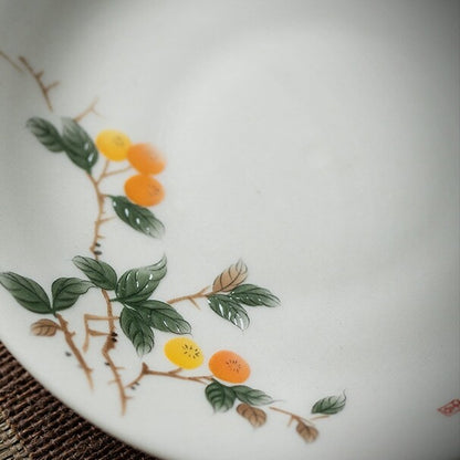 Chinese Porcelain Gaiwan Antique Zen Style Tureen Ceramic Covered Bowl Saucer
