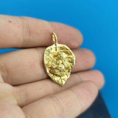 Yellow Brass Maitreya Buddha Pendant Men Woman Blessing Lucky Gift Keychain