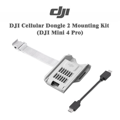 DJI Cellular Dongle 2 Mounting Kit for Mini 4 Pro – Bracket & Cable, No Dongle