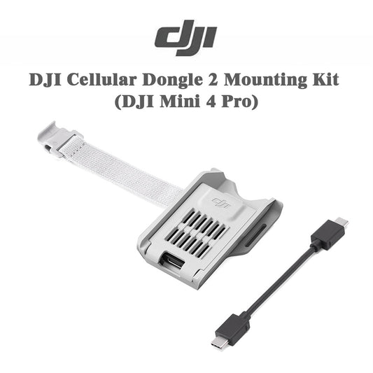 DJI Cellular Dongle 2 Mounting Kit for Mini 4 Pro – Bracket & Cable, No Dongle