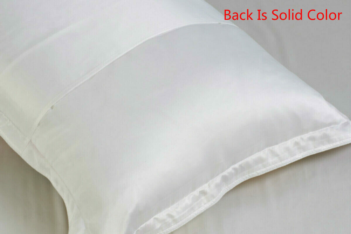 Mulberry Silk Pillowcase 25 Momme Floral Genuine Silk Sleep Pillow Cover Counter