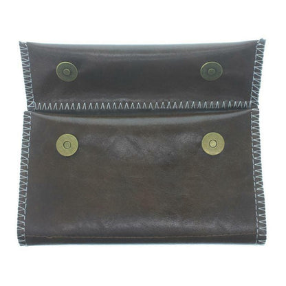 Leather Tobacco Pouch Pipe Cigarette Holder Smoking Paper Holder Wallet Male Bag