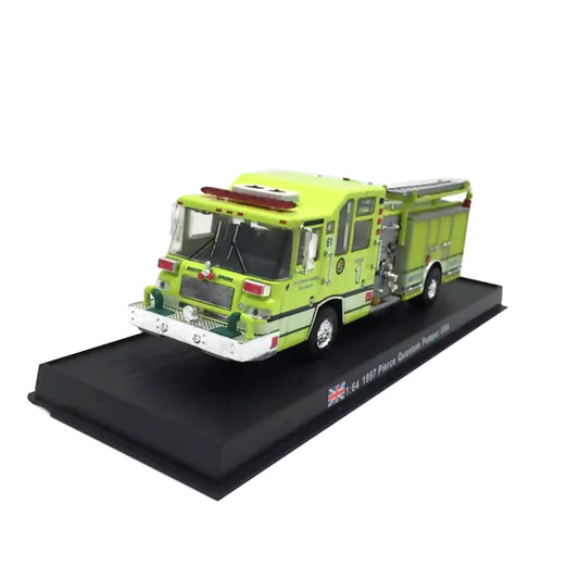 1:64 Scale 1997 Pierce Quantum Pumper Fire Truck Alloy Model Collection