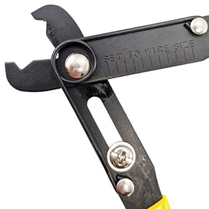 3 Pack 5" Wire Stripper & Cutter w\ Self Opening Cushion Grip Handles