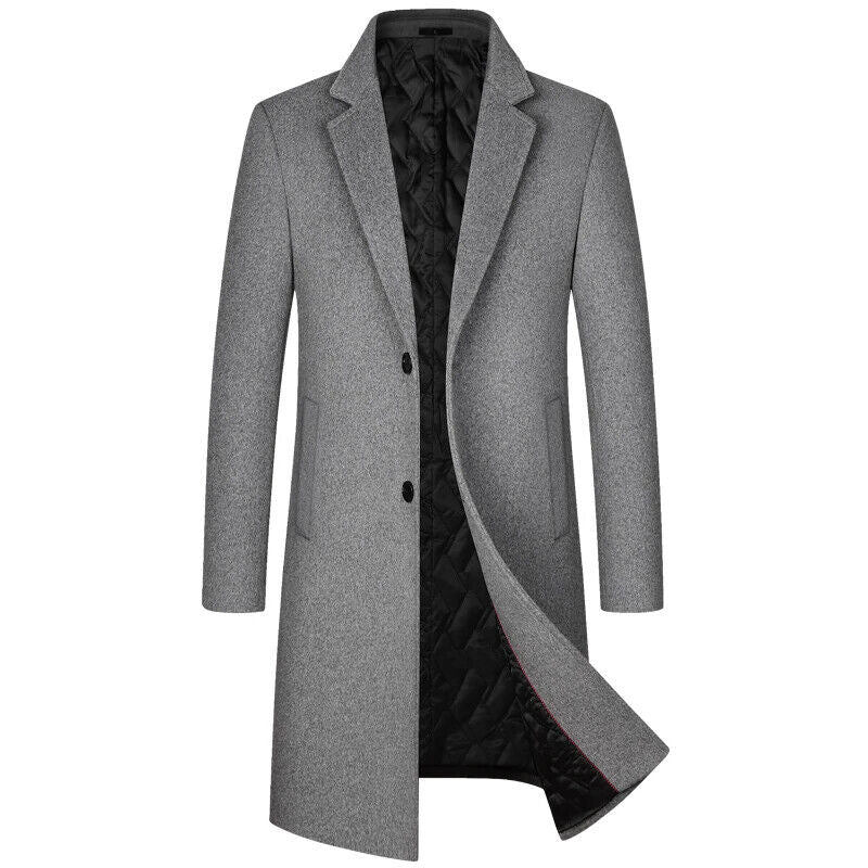 2023 Winter Wool Coat Men Trench Coat Men Wool Coats Jackets