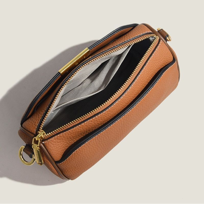 Sling Luxury Handbag Genuine Leather Shell Casual Vintage Shoulder Messenger Bag