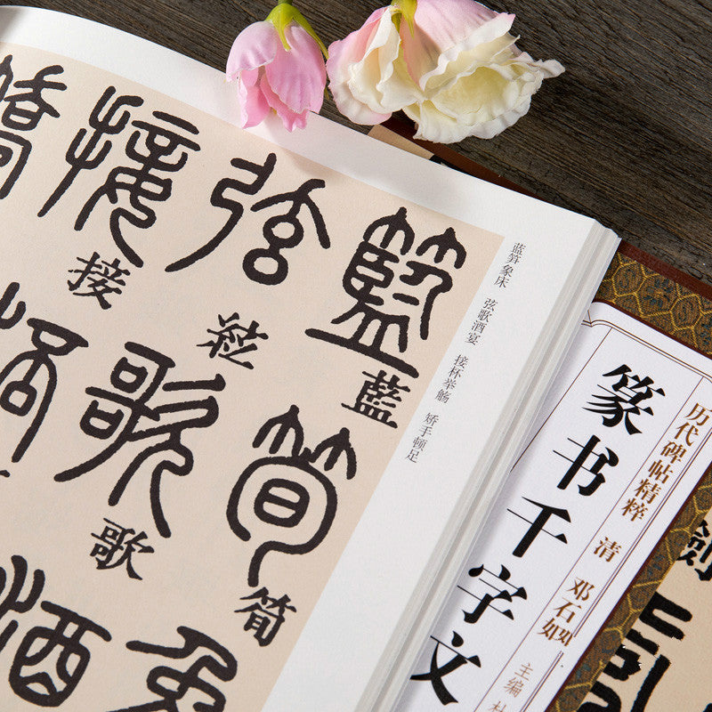 1pc Seal Character Calligraphy Copybooks Chinese Calligraphy Copybook