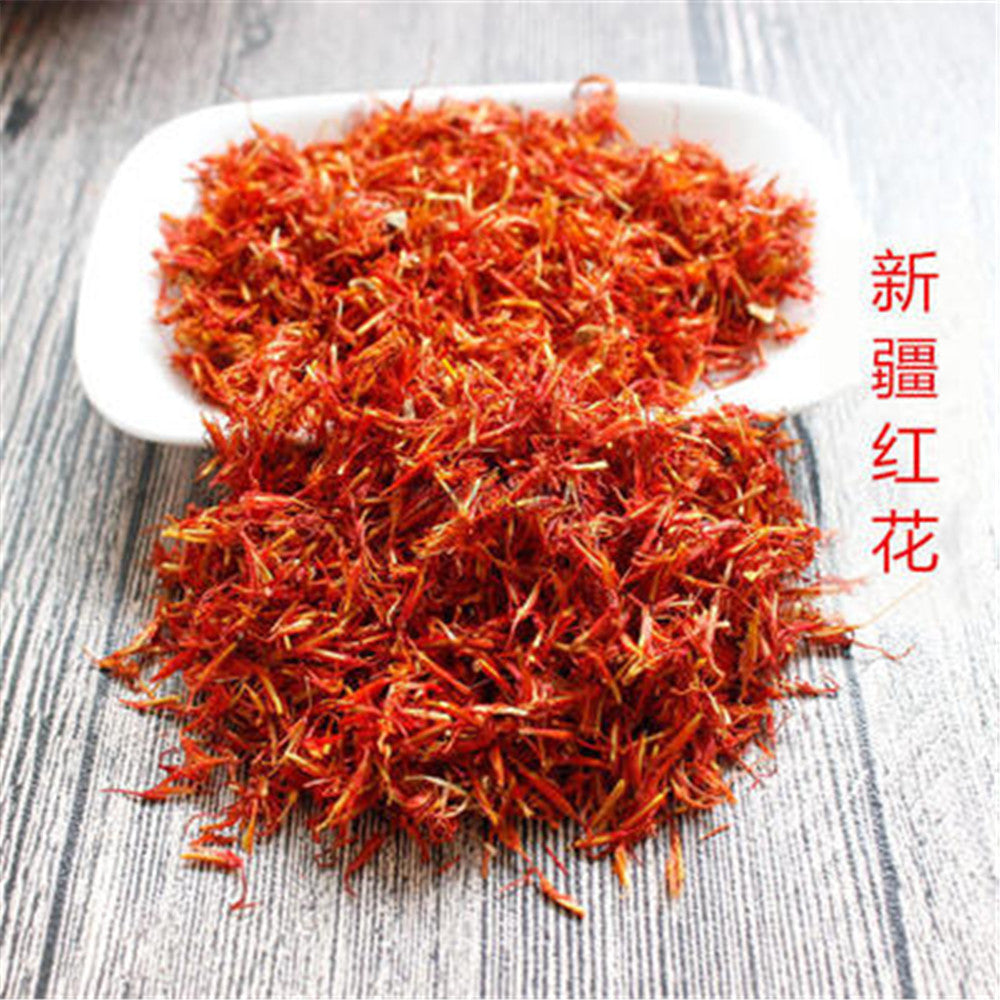 100% Natural DRIED SAFFRON SAFFLOWER Tea Organic Chinese Herbal Tea