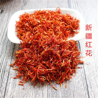 100% Natural DRIED SAFFRON SAFFLOWER Tea Organic Chinese Herbal Tea