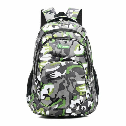 School Bags 2 Sizes Camouflage Waterproof Girl Boy Orthopedic Backpack Kids Book