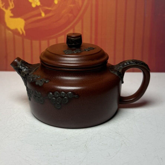 Vintage Chinese Yixing Purple Clay Teapot Zisha Ceramic Teaware Collection Small