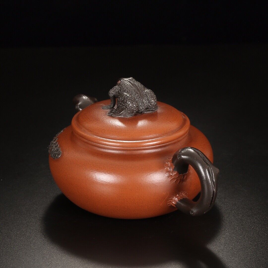 Chinese Yixing Zisha Clay Handmade Exquisite Teapot（纳财 底款：蒋蓉）