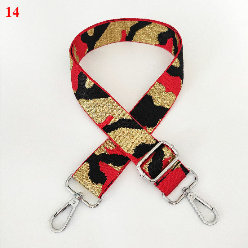 Camouflage Print Bag Shoulder Strap Handbag Replacement Adjustable Belt Handle