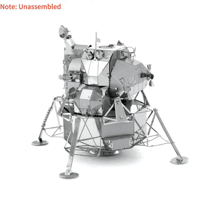 8cm DIY Metal 1/50 Scale USA Apollo Lunar Module Not Assembled Model Toy Gift
