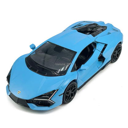 1/32 Lamborghini Revuelto Model Car Diecast Toy Vehicle Toys for Boys Kids Blue