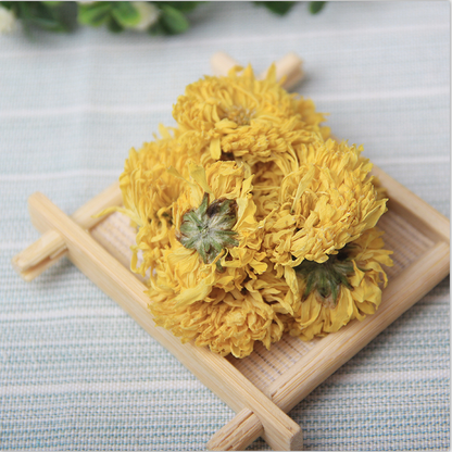Yellow Chrysanthemum flower tea Tea Loose Dried Blooming Herbal Tea Health Food