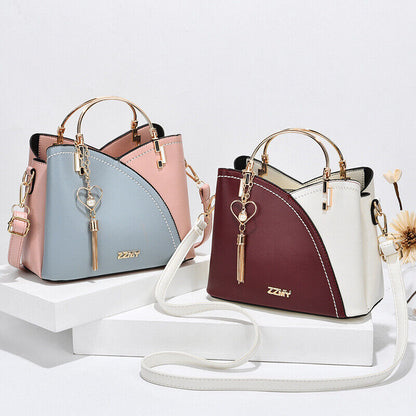 Faux Leather Shoulder Bag Tote Purse Handbags Messenger Crossbody Satchel
