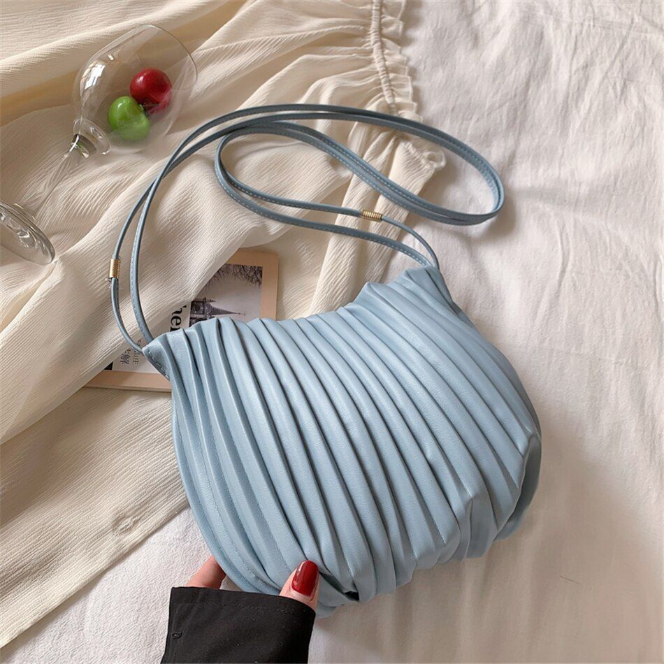 Luxury Bucket Bag Soft Leather Side Shoulder Bag Crossbody Bag Fashion Handbags