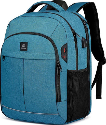 CAFELE Backpack,Bookbag for Men and Women, 17.3 17.3inch, Inch-lake Blue