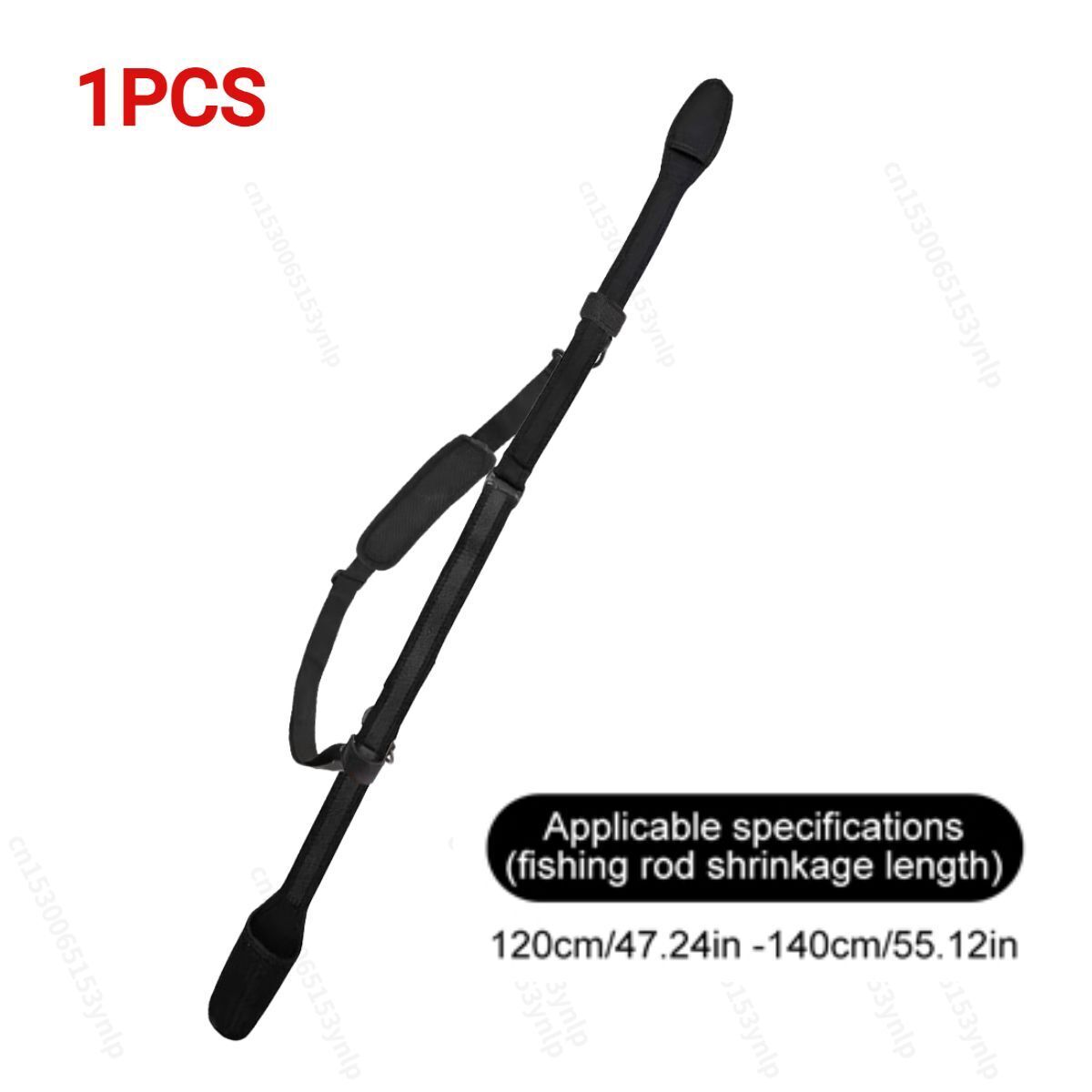 Fishing Rod Storage Bag Adjustable Fishing Rod Shoulder Belt Portable Fishing