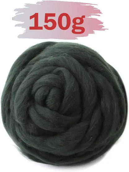 Needle Felting Wool 150g Dyed Roving Fibre Needlecraft Beginners Kit Accessories
