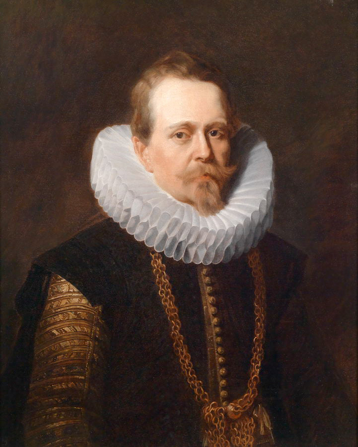 Classical Oil painting male portrait standing in landscape free shipping canvas