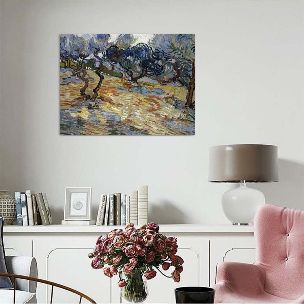 Vincent van Gogh Olive Trees9 Hand-painted Oil Painting Wall Art
