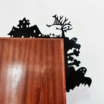 1pc, Halloween Party Door Hanging Door Corner Art, Decorative Ornaments