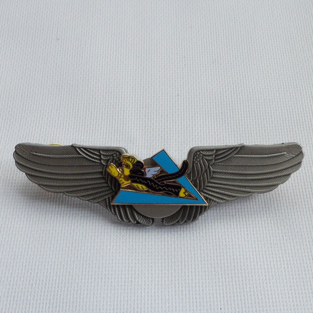 WWII AVG Chinese US Air Forces Flying Tigers Badge Pilot Wings Insignia Pin