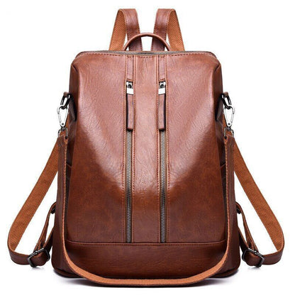 Women Backpack PU Bag Bucket Lady Shoulder Packs Backpacks Travel Rucksack