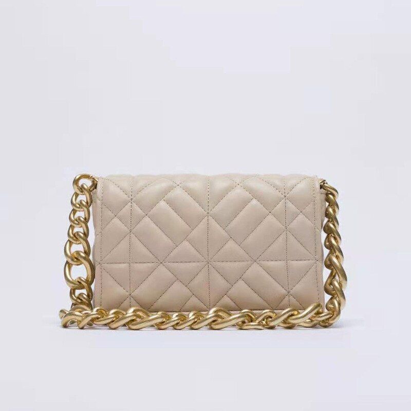 Soft Leather Chain Shoulder Bag Purse Handbag Clutch Tote High Quality S/L Sizes