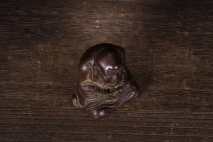 Yixing Zisha Handmade Boutique Tea Pet in China (紫砂达摩)