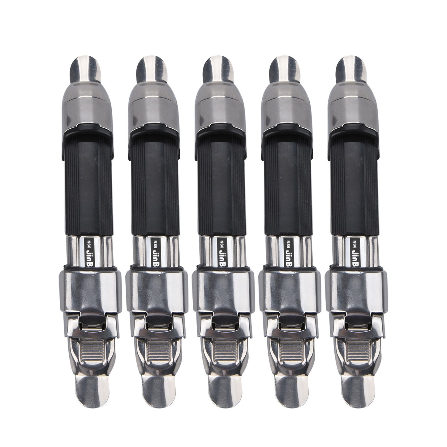 5PCS/Set Stainless Steel Adjustable Plate Reel Seats Fishing Rod Building