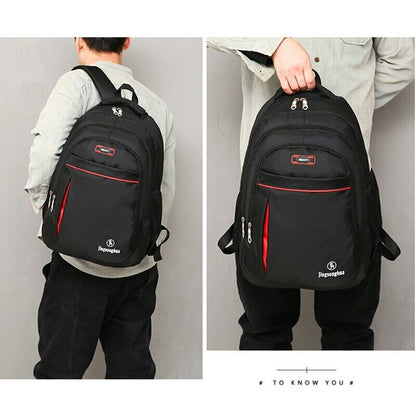 Large Capacity Fashion Male School Backbags Teenager Boys Travel Shoulder Bags