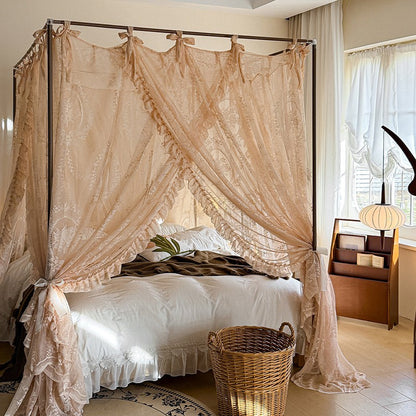 Mosquito Net Bed Curtain Romantic Lace Mosquito Net Bed Netting With Net Frames