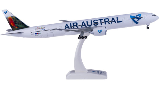 1:200 37CM Hogan AIR AUSTRAL BOEING 777-300ER Passenger Plane ABS Plastic Model