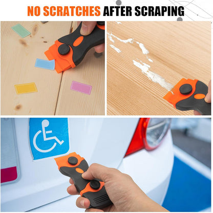 6 Pack Razor Blade Scraper Tool, Razor Scraper, Paint Scraper for Cleaning, with