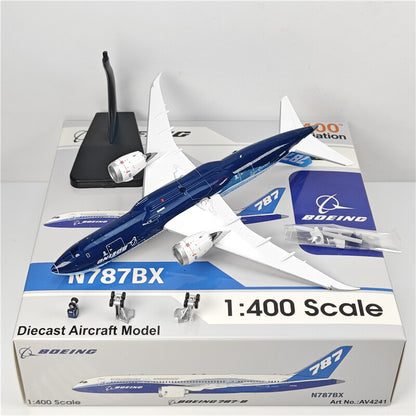 1:400 Aviation BOEING B787-8 Passenger Airplane Diecast Plane Model