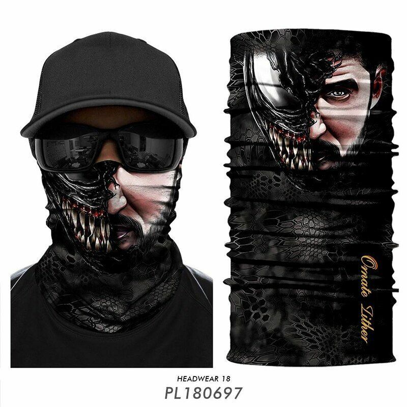 Bandana Mask Neck Gaiter Plaid Hunting Camping Scarf Quick Drying Winter Bicycle