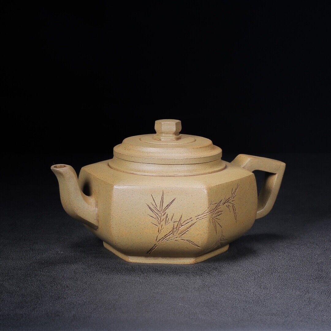 Chinese Yixing Zisha Clay Handmade Exquisite Teapo （六方 盖款：范正根）