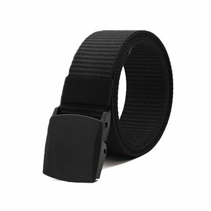 3xMen's Plastic Cam Buckle Nylon Canvas Tactical Waistband Webbing Military Belt