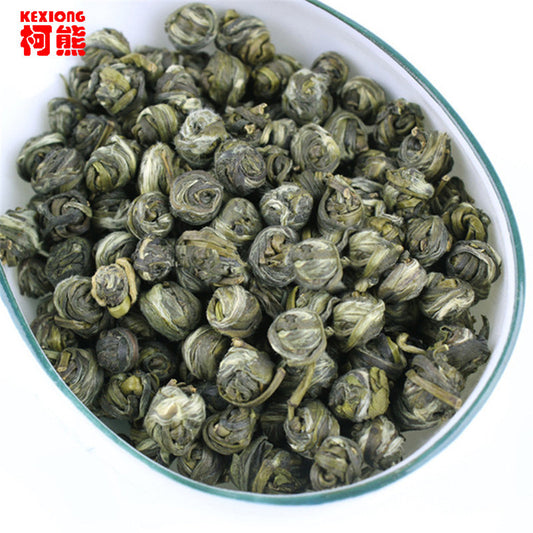 Jasmine Pearl Green Tea Premium Organic Loose Leaf Floral Tea 50g